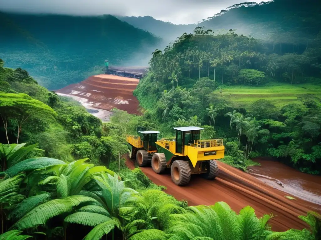 Técnicas sostenibles para minería en la selva