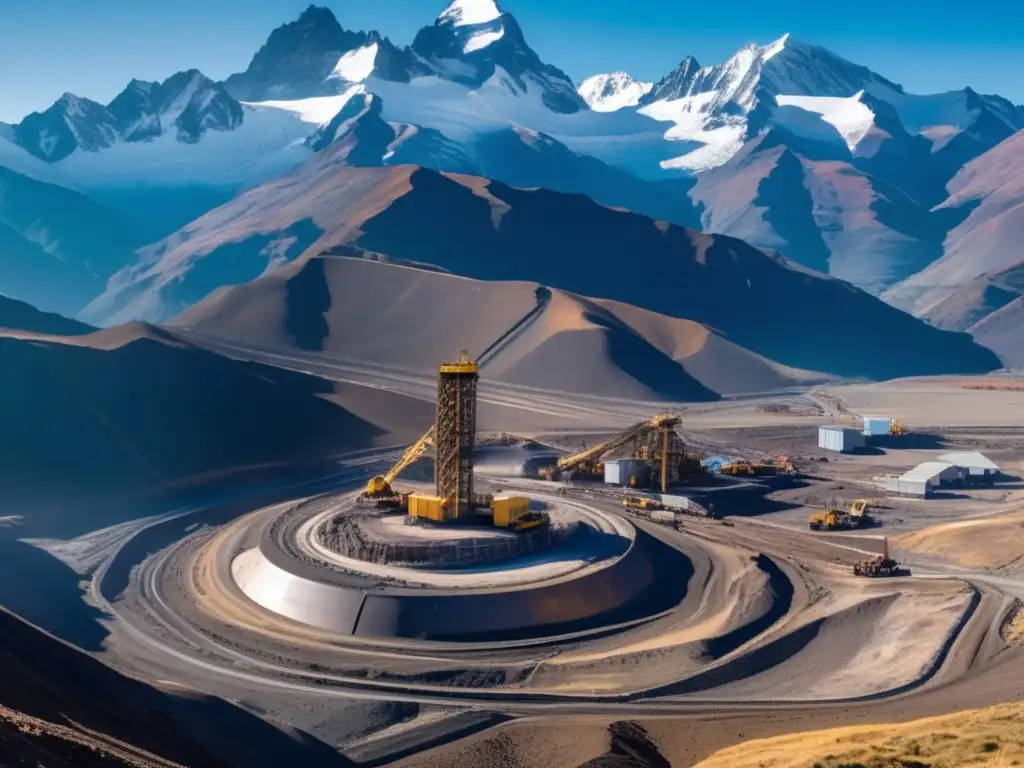 Mineria sostenible en América: montañas, maquinaria y belleza natural