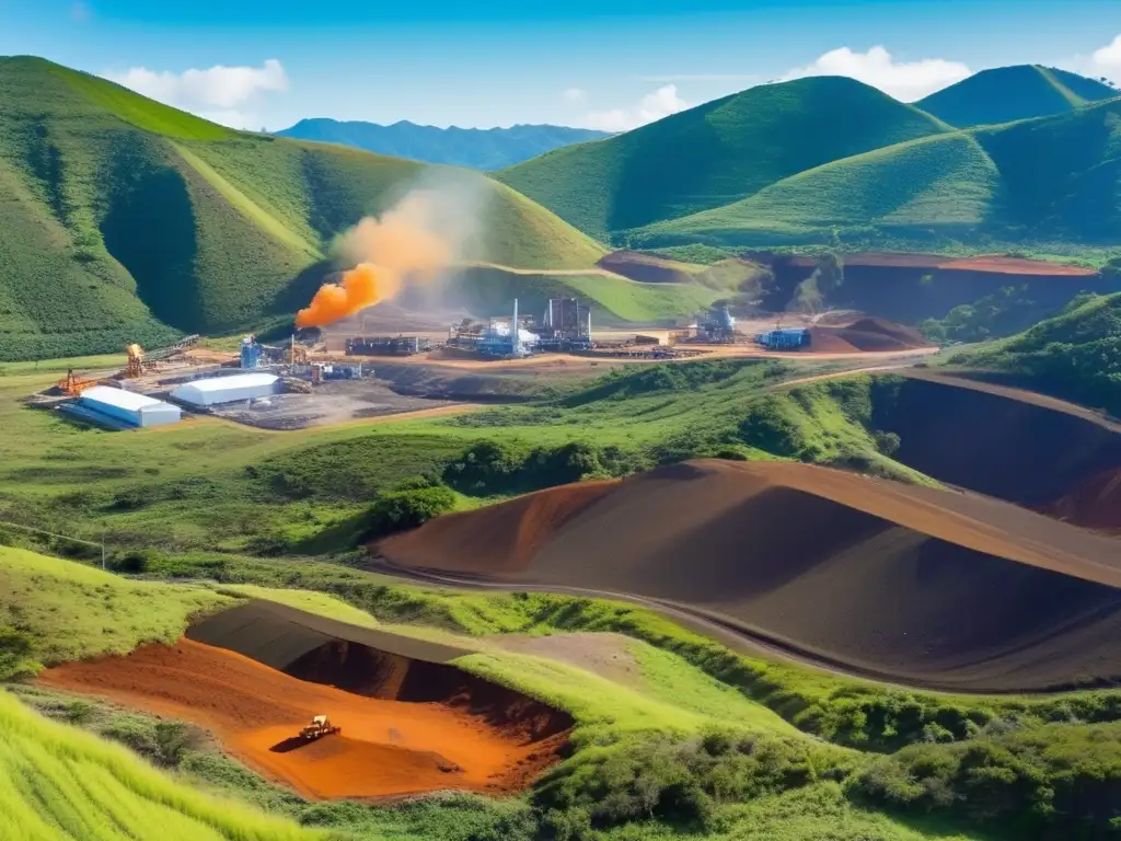 Técnicas sostenibles de minería de níquel en Nueva Caledonia