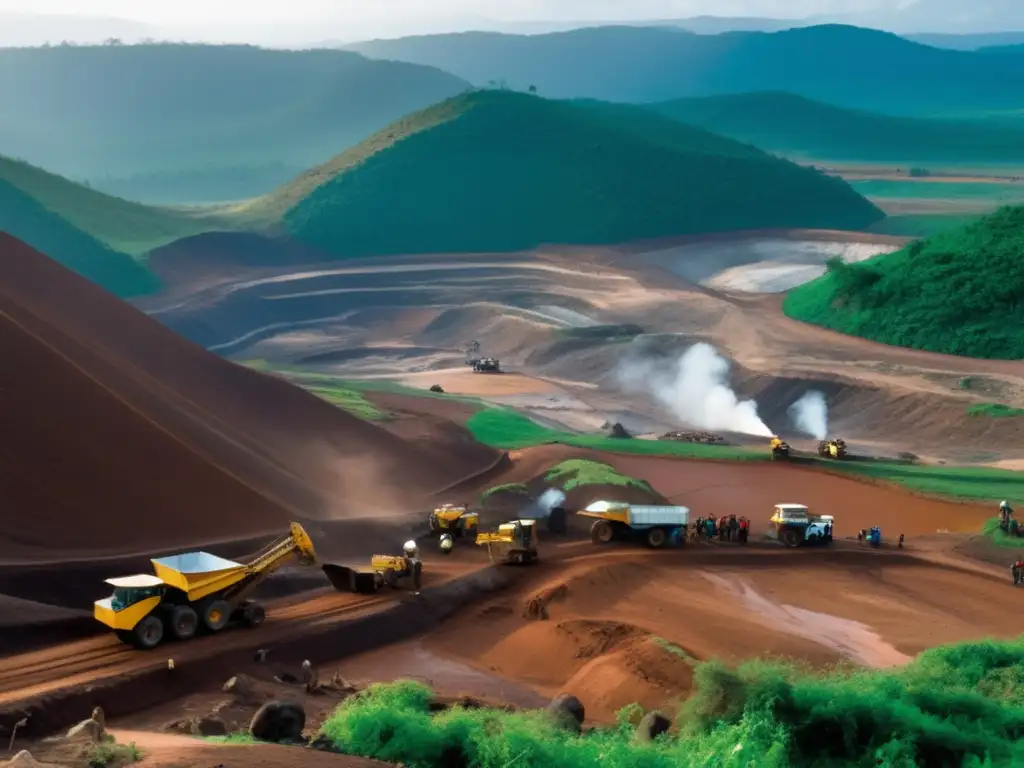 Gestión sostenible de minerales de conflicto en paisaje remoto