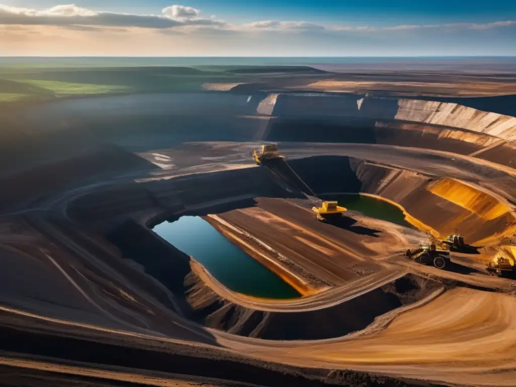 Mina a cielo abierto en Rusia: Reto de la minería sostenible