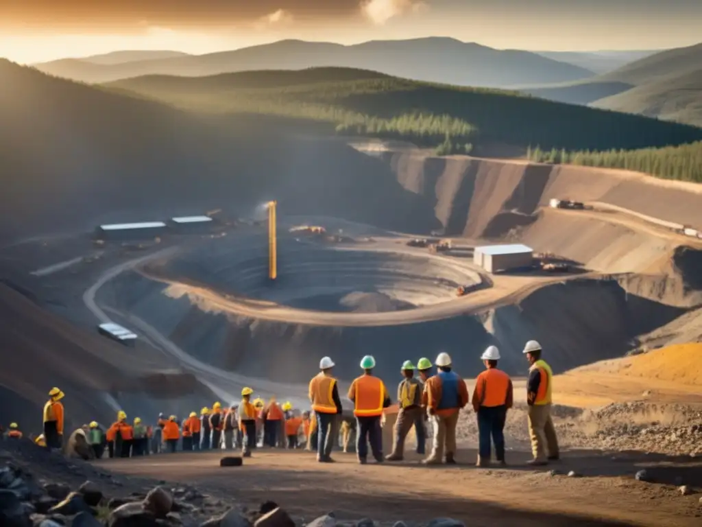 Mineros locales en acción, prácticas de transparencia en minería