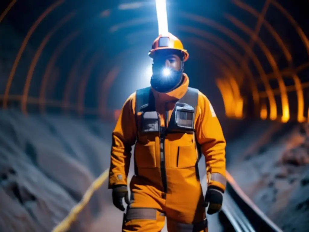 Nuevas tendencias en equipos de protección minera, minería segura con traje avanzado y tecnología integrada