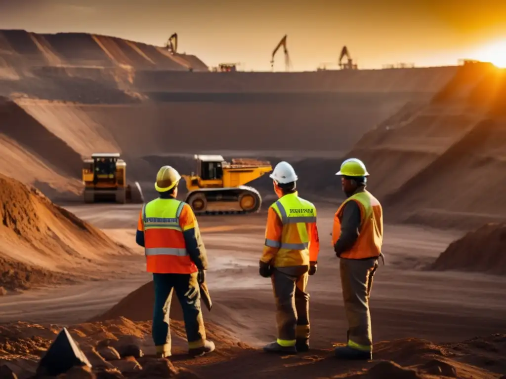 Mineros en protocolos de emergencia, minería sostenible