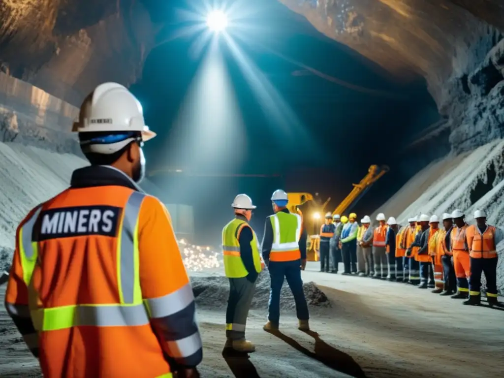 Mineros en operación minera subterránea: Protocolos de emergencia minera sostenibles