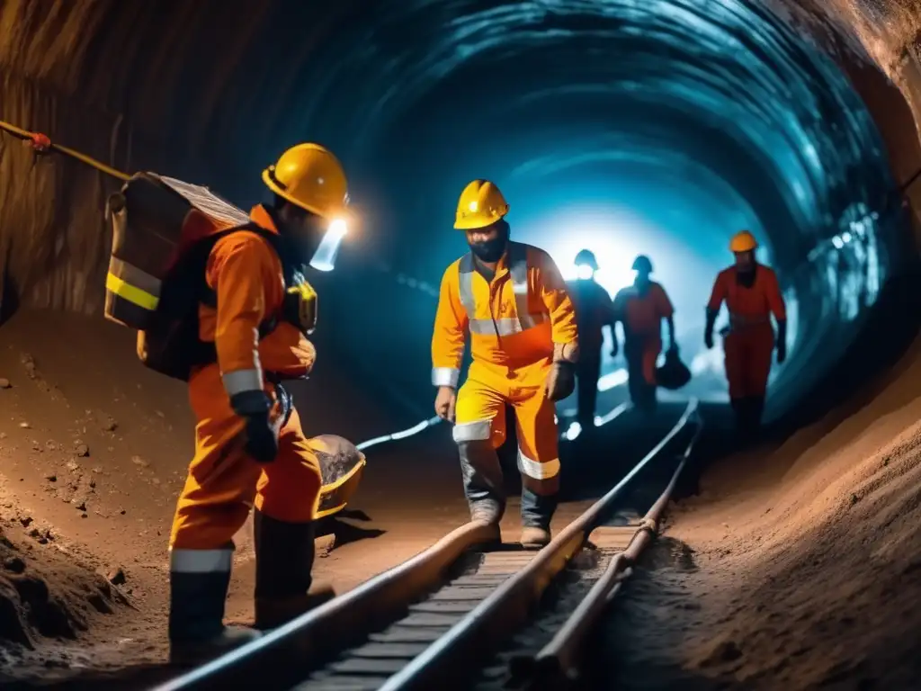 Equipos de protección minera avanzados en acción