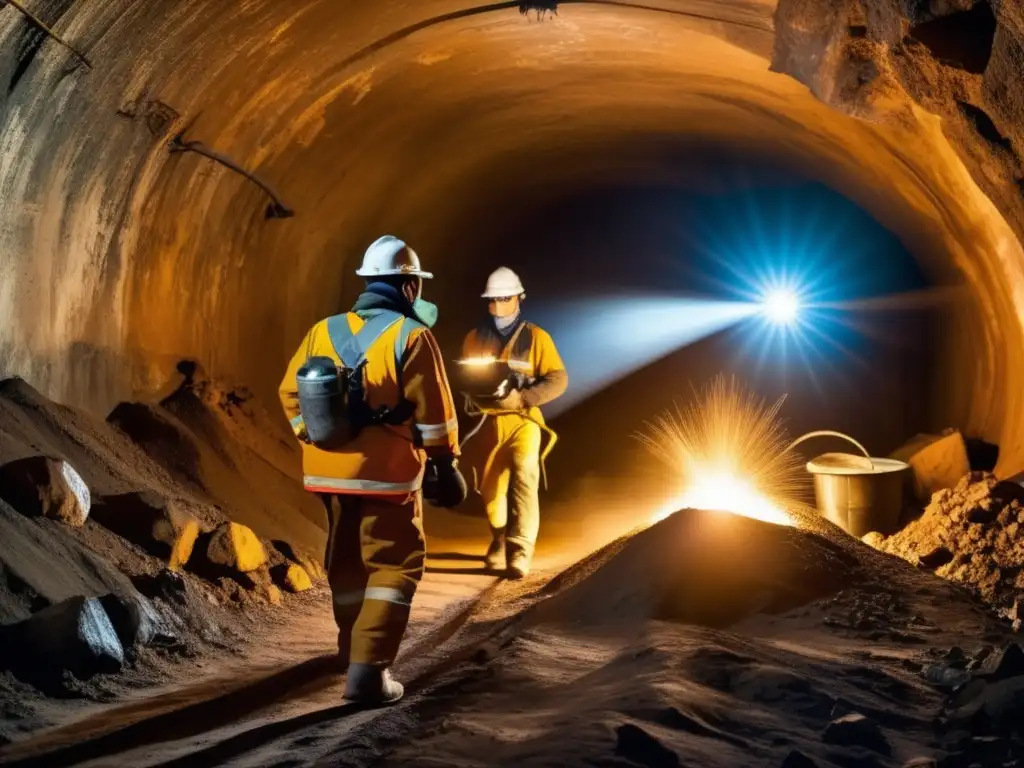 Prevención de asbestosis en mineros en un entorno minero peligroso