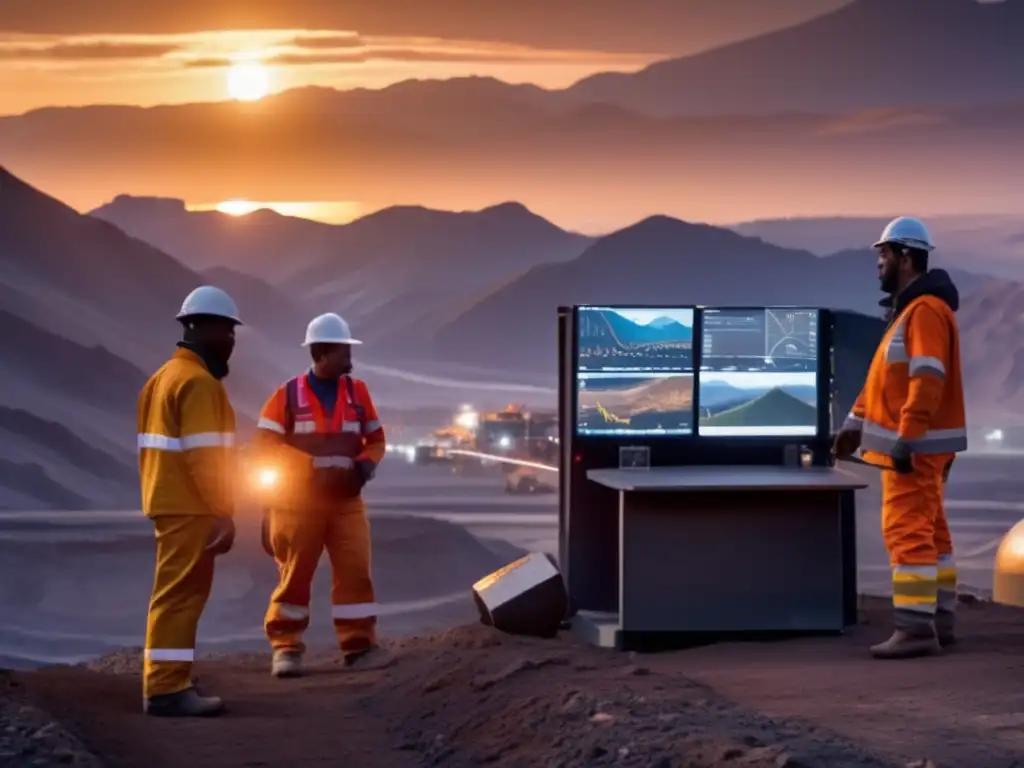 Mineros vigilantes en control ambiental con tecnología de información en seguridad minera