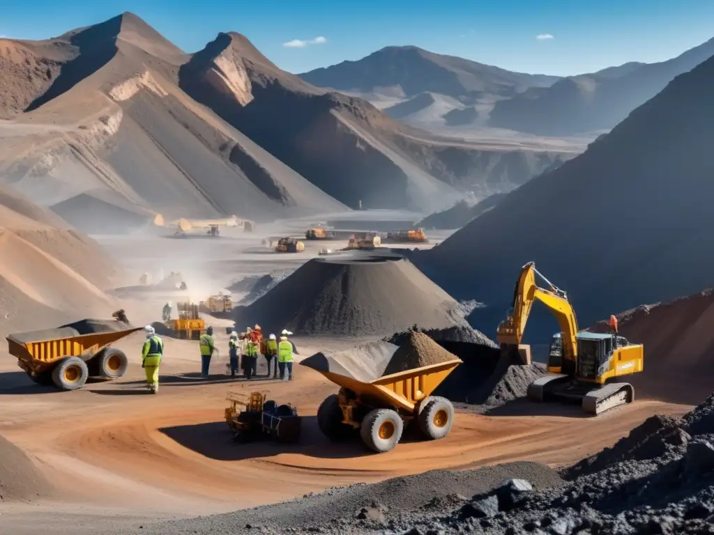 Mineros en sitio de excavación: medidas de seguridad y exámenes médicos para enfermedades oculares en minería sostenible