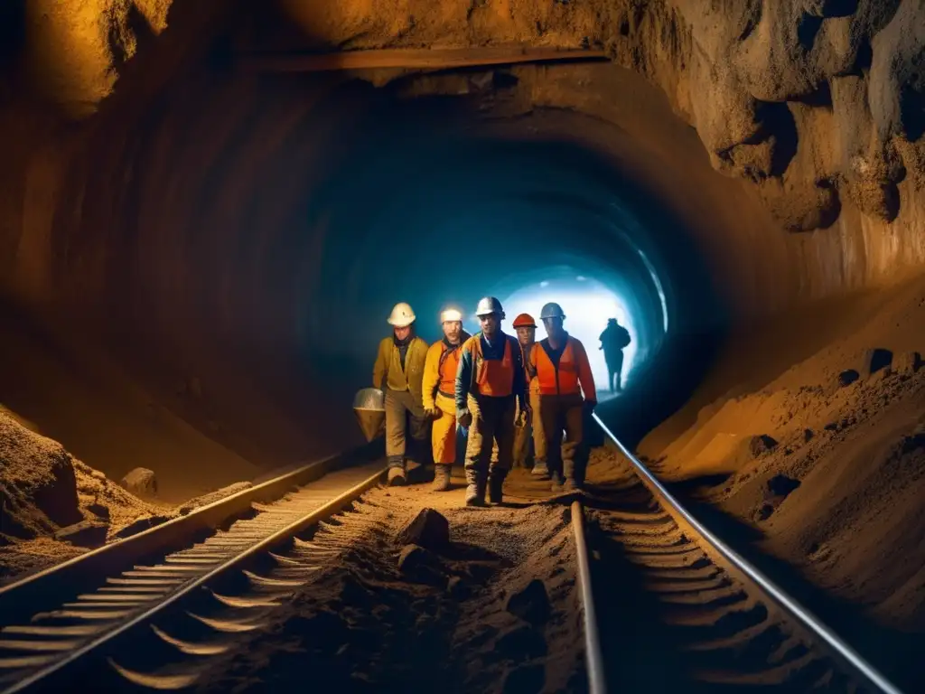 Mineros en túnel oscuro muestran impacto del comercio justo en la minería