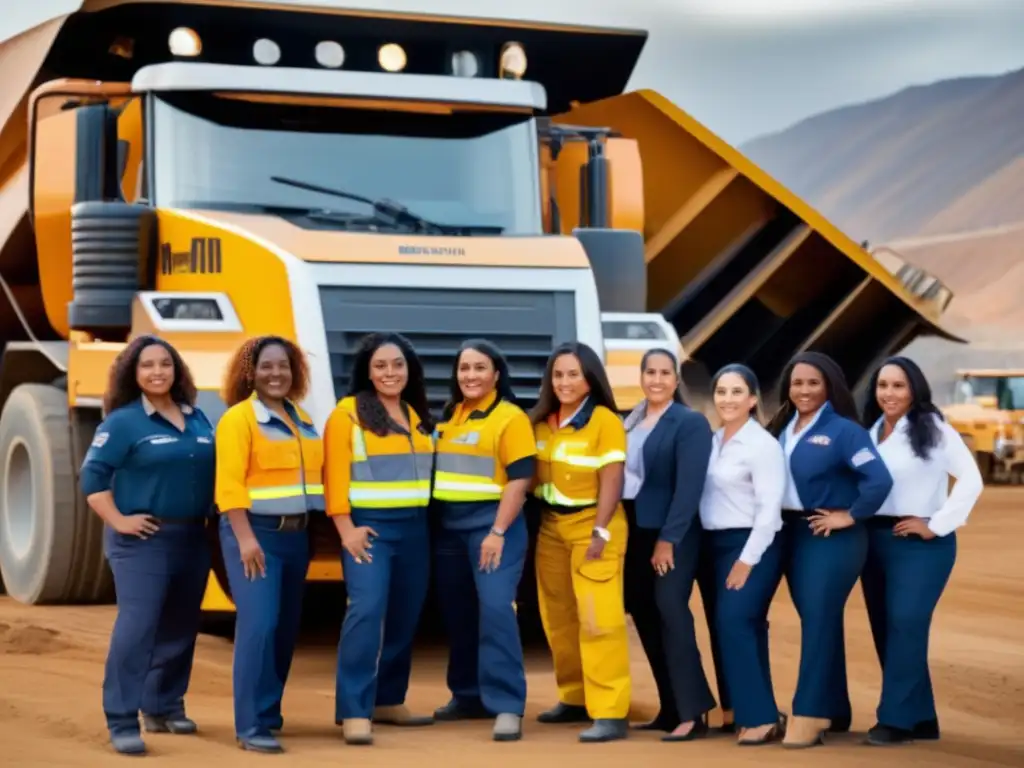 Grupo diverso de mujeres empoderadas en la minería - Programa innovador de inclusión en recursos naturales