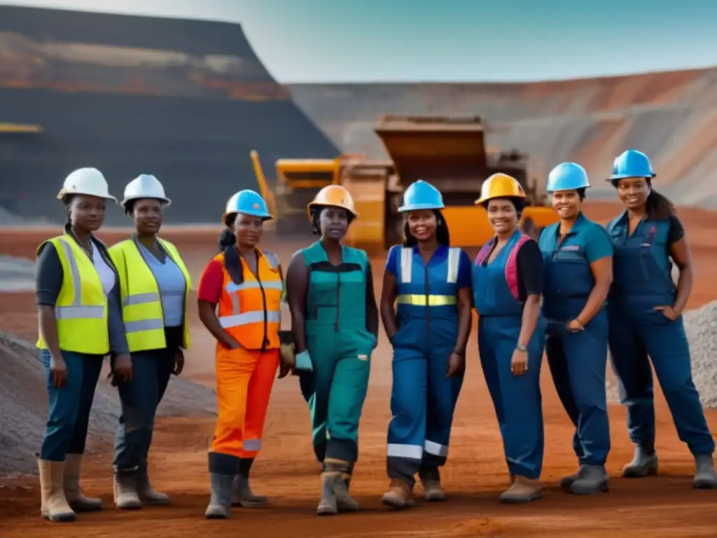 Mujeres en la minería: enfrentando desafíos y luchando por igualdad de derechos mineros internacionales