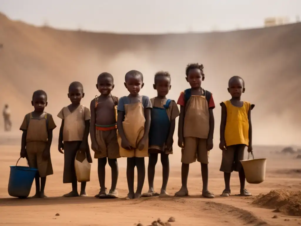 Impacto social de la minería en niños trabajadores