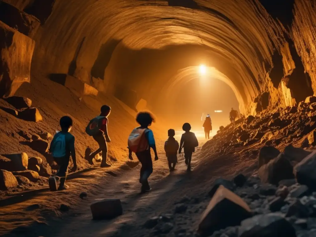 Impacto social de la minería en niños trabajadores