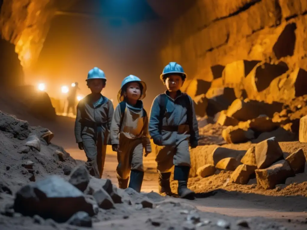 Impacto social de la minería en niños trabajadores en condiciones peligrosas