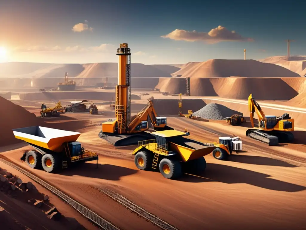 Minería 4 Minería sostenible: avanzada operación minera con tecnología y expertos, garantizando beneficios