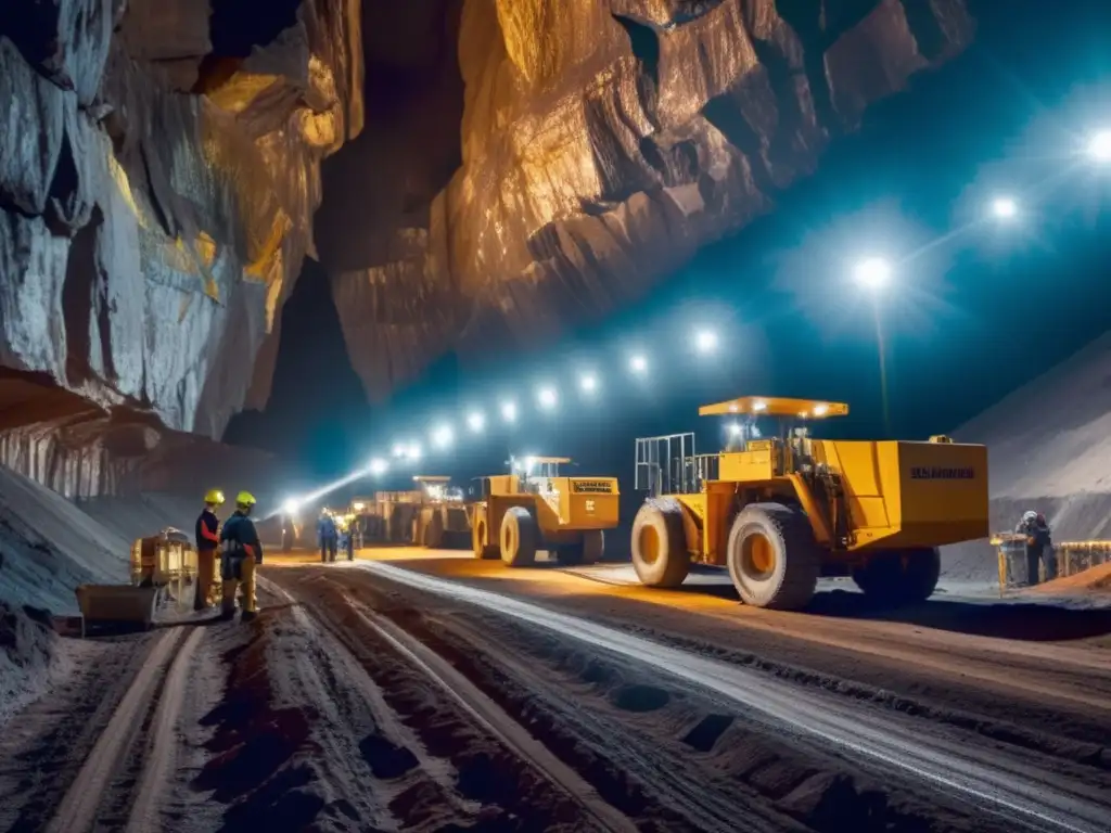 Técnicas de minería sostenible en operación minera avanzada