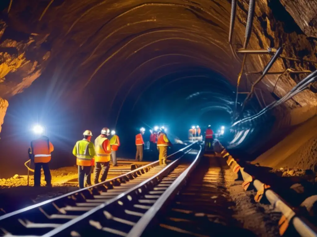 Minería subterránea con protocolos de emergencia sostenibles