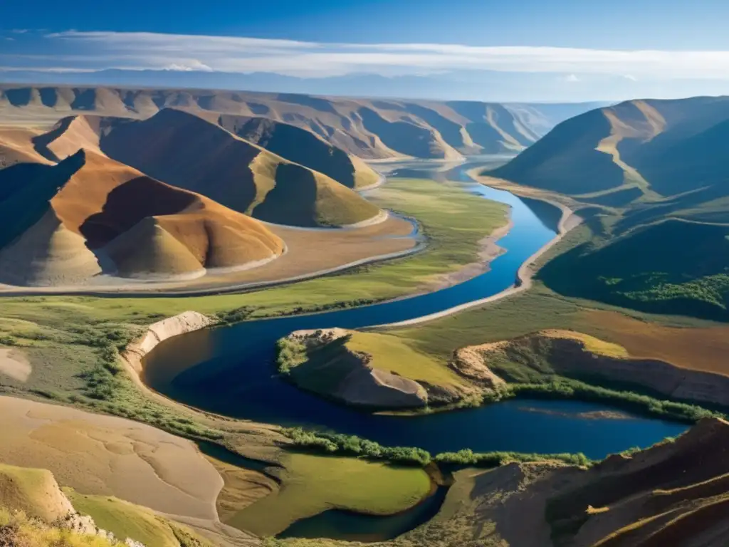 Paisaje montañoso refleja impacto minería precolombina en sociedades actuales