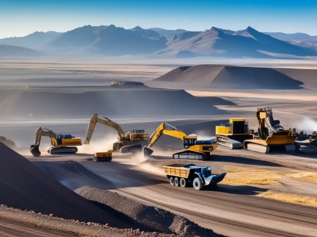 Paisaje minero: industria, maquinaria, trabajadores y sostenibilidad