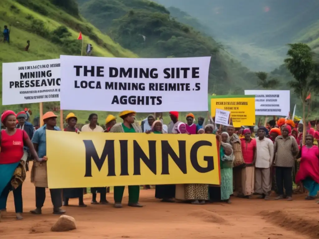 Impacto ambiental de la minería: Protesta comunitaria contra la destrucción del paisaje y la biodiversidad