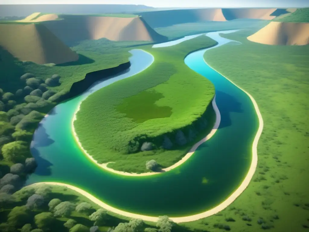 Rehabilitación exitosa de una mina Gestión sostenible de recursos naturales en paisaje minero rehabilitado con biodiversidad, fauna y flora vibrantes