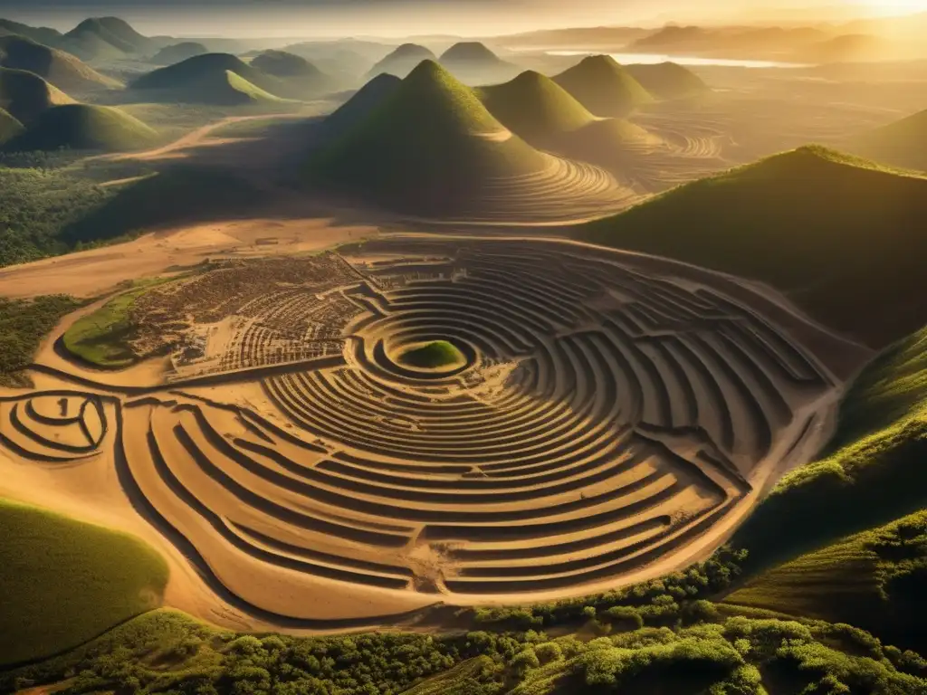 Imagen de mina de oro en Serra Pelada, Brasil, con técnicas sostenibles en la minería de oro