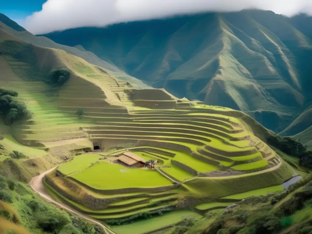 Impacto de la minería precolombina en paisaje montañoso