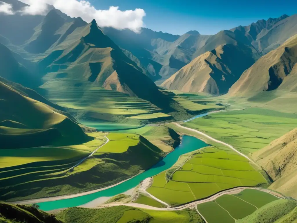 Paisaje sostenible en los Andes peruanos con minería responsable (Marco regulatorio minero sostenible en Perú)