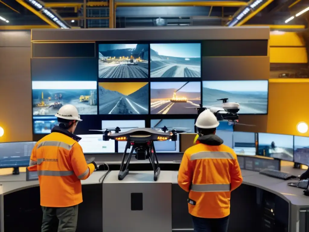 Tecnología avanzada y seguridad en la minería Innovaciones seguridad minería sostenible: drones y tecnología avanzada garantizan seguridad y prevención de riesgos