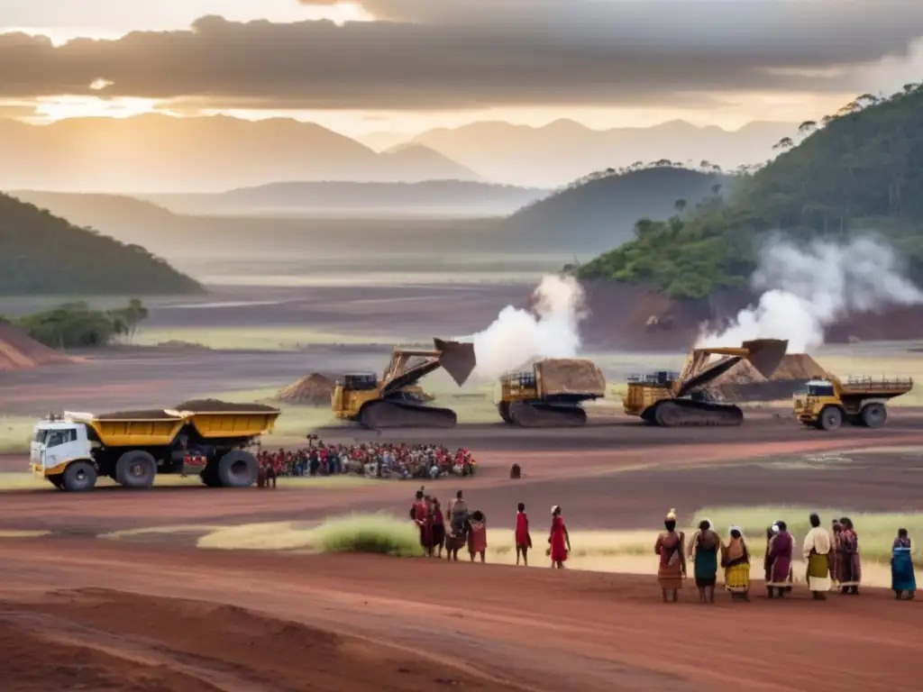 Impacto minería en tierras indígenas: contraste entre naturaleza y explotación