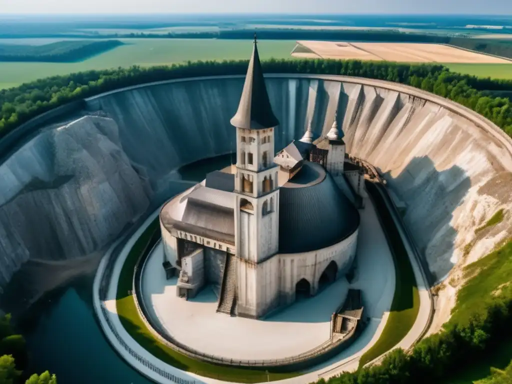 Entrada a la mina de sal de Wieliczka en Polonia: Técnicas sostenibles de exploración minera